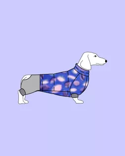 Выкройка: комбинезон для таксы (мальчик) Р-12-1001 арт. ВКК-2691-11-ВП0452