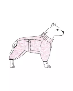 Выкройка: комбинезон big (для девочки) Р-02-1003D арт. ВКК-2592-34-ВП0357