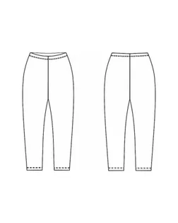 Выкройка: лосины для девочки арт. ВКК-2823-2-ВП0502