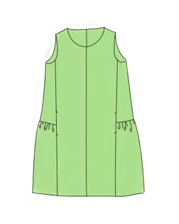 Выкройка: летнее платье № 18 арт. ВКК-2829-1-ВП0508