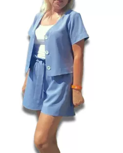 Выкройка: костюм с шортами №266 арт. ВКК-4879-1-ВП1557