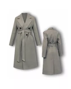 Выкройка: пальто двубортное_234 арт. ВКК-4507-1-ВП1308