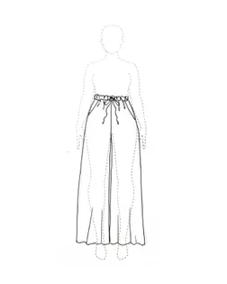 Выкройка: брюки +size Лера арт. ВКК-5340-1-ВП1957