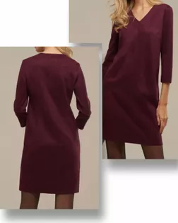 Выкройка: платье трикотажное прямое_110 арт. ВКК-4126-7-ВП1020