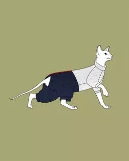 Выкройка: комбинезон CAT Р-27-1001 арт. ВКК-3001-7-ВП0677