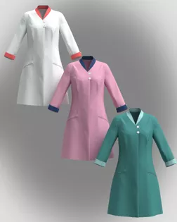 Выкройка: медицинский халат «Злата» арт. ВКК-4173-14-ВП1067