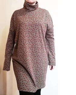 Выкройка: свитер/платье F216 арт. ВКК-4093-1-ВП0986 Выкройка: свитер/платье F216 арт. ВКК-4093-1-ВП0986