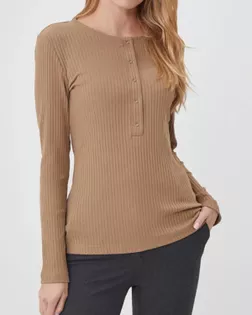 Выкройка: лонгслив на кнопках_125 арт. ВКК-4156-7-ВП1050