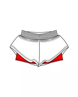 Выкройка: шорты гимнастические арт. ВКК-2992-2-ВП0669