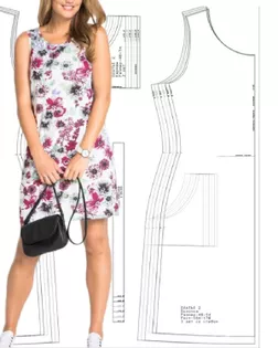 Выкройка: платье летнее арт. ВКК-3035-1-ВП0711