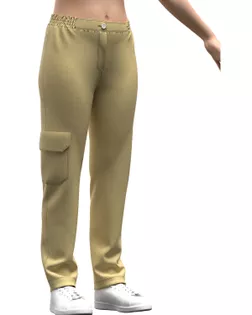 Выкройка: брюки S007 арт. ВКК-2882-7-ВП0560