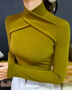 Выкройка: водолазка с запахом_118 арт. ВКК-4136-7-ВП1030