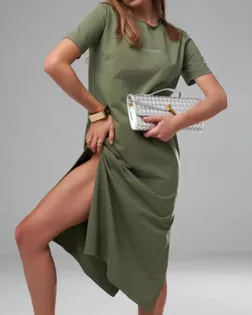 Выкройка: платье-футболка с разрезами арт. ВКК-5257-1-ВП1863