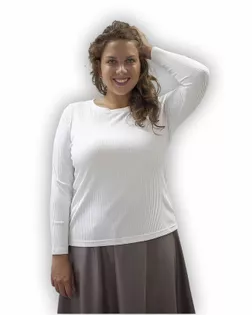 Выкройка: лонгслив женский № 310 plus size арт. ВКК-4972-1-ВП1620