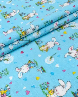 Фланель детская "Зайчики" арт. ФД75-9-1-1652.002