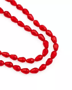 Бусы хрусталь "Капля" р.0,8x1,2 см (1 уп = 2нити ~120 бусин) арт. БСТ-40-14-18563.014