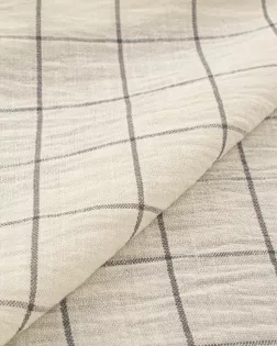 "Лен" жаккард клетка арт. ЛН-375-3-27312.003