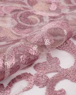 Вышивка на сетке с пайеткой арт. КПГС-70-1-22133.001