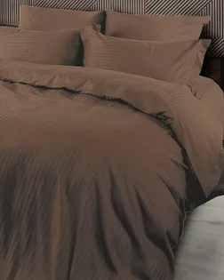 Полисатин-страйп, 220 см. 80 гр. 100%пэ, цв.1017Р шоколад арт. ПЛКЖ-8-1-Б00574.001