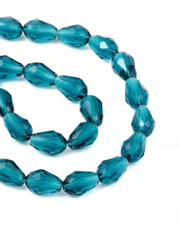 Бусы хрусталь "Капля" р.0,8x1,2 см (1 уп = 2нити ~120 бусин) арт. БСТ-40-19-18563.020