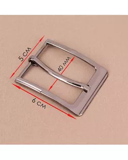 Пряжка ш.4см уп.1шт (черный никель) арт. ПМ-506-1-46108