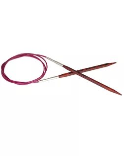 Спицы круговые 25350 Knit Pro Cubics 8мм/100см дерево 1шт (коричневый) арт. ИВЗ-263-1-45866