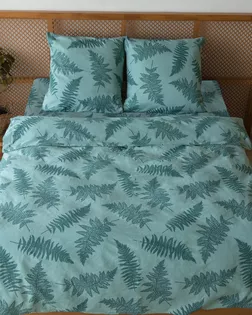 Поплин наб, шир.220см, пл.115+/-7 гр/м, рис.1194-1П Грунт Папоротник (компаньон) арт. ПРО-13-2-Б00439.002