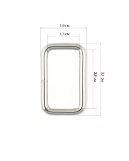Рамка металл ш.2,5см 100шт арт. МРОПМ-2-2-42171.002