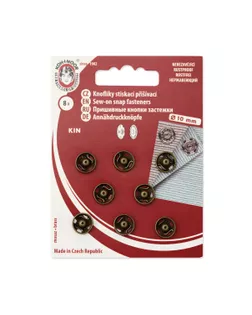 Кнопки KOH-I-NOOR №2 (д.9мм) 8шт арт. КНП-24-1-18399