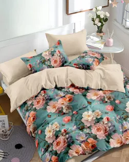 Поплин набивной  шир.220  100 % хл.  пл.115+-5   рис 1615  А+Б арт. ПК-2406-1-Б00475.193