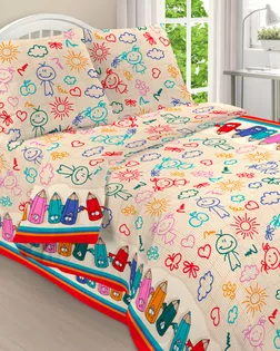 Бязь арт. 262 ГОСТ шир. 150 пл. 142+-7 о/м рис. 1790/1 дет беж арт. БД-592-2-1565.031