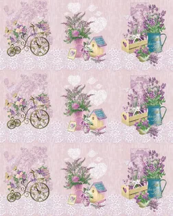 Лавандовый прованс (Рогожка полотенечная) арт. РЖК-203-1-1949.018