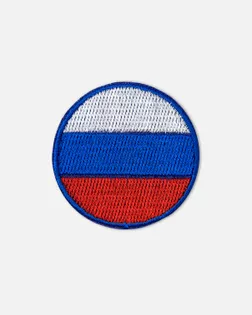 Аппликация термо "Флаг Круг" д.4,5см (в упаковке 10 шт.) арт. АД-318-1-47513.001