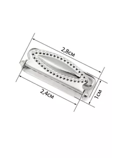Зажим для подтяжек ш.2,4 см, 4шт арт. ПМ-242-1-31861