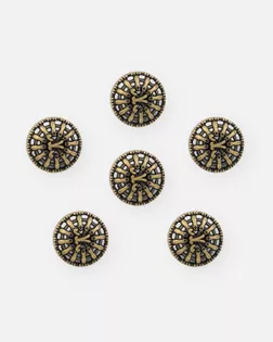 Пуговицы металл 16L д.1см (72 шт) арт. ПМ-535-4-46714.004