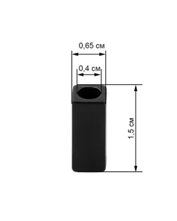Наконечник металл р.0,65х1,5см (50шт) арт. НМ-48-1-43687.001