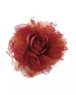 Цветок-брошь д.13 см (5шт) арт. ЦБ-22-1-30352