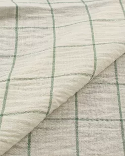 "Лен" жаккард клетка арт. ЛН-375-2-27312.002