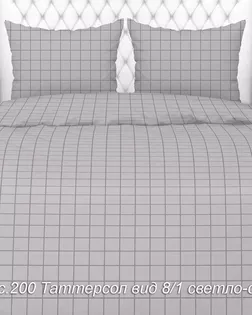 Бязь арт. 262 набивная  шир.150 пл.138+-7  рис. 200 Таттерсол вид  8/1 светло-серый арт. ХВ-1065-1-Б00431.033