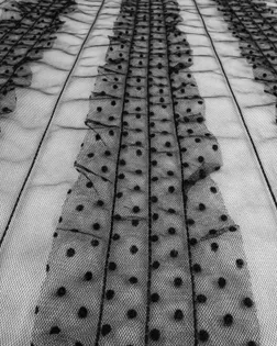 Рюш на сетке Горох арт. С-6-1-20624.001