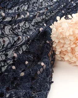 Кружевное полотно с пайеткой арт. ПАЙ-19-2-20736.002