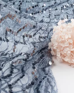 Кружевное полотно с пайеткой арт. ПАЙ-19-5-20736.005