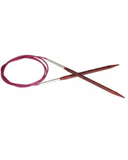Спицы круговые 25357 Knit Pro Cubics 6мм/120см дерево 1шт (коричневый) арт. ИВЗ-266-1-45879