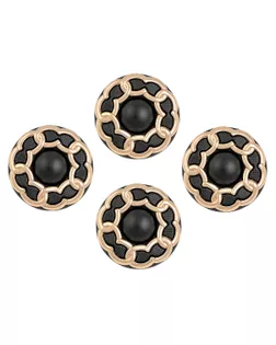 Пуговицы металл 28L д.1,8см 5шт арт. ПМ-500-1-45440.001