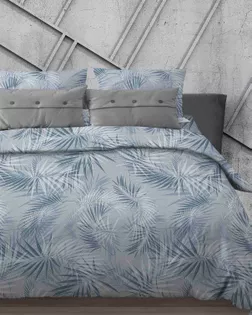 Бязь арт. 262 набивная  шир.150 пл.138+-7  рис. 232  Тропикана  вид  8/4  серо-бирюзовый арт. ХВ-1070-1-Б00431.043