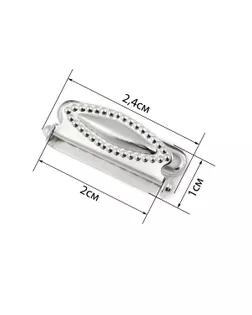 Зажим для подтяжек ш.2 см (4шт.) арт. ПМ-243-1-31862