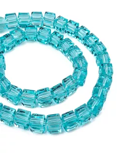 Бусы хрусталь р.1х1 см ( 1 уп = 1 нить ~80 бусин) арт. БСТ-38-17-18534.020