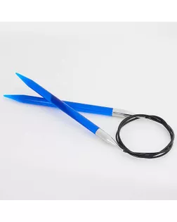 Спицы круговые Trendz 7мм/100см акрил (синий) арт. ИВЗ-247-1-45832