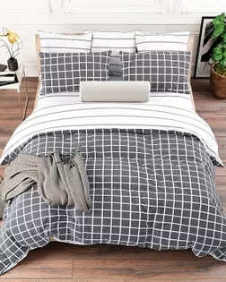 Клетка (Поплин 220 см) арт. ПУ-867-1-1512.012