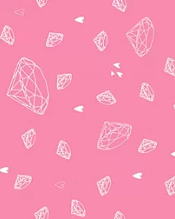 Поплин 220 ш. 105 гр. Модницы комп. Розовый рис. 28536/2 арт. ПДУ-25-1-1513.046